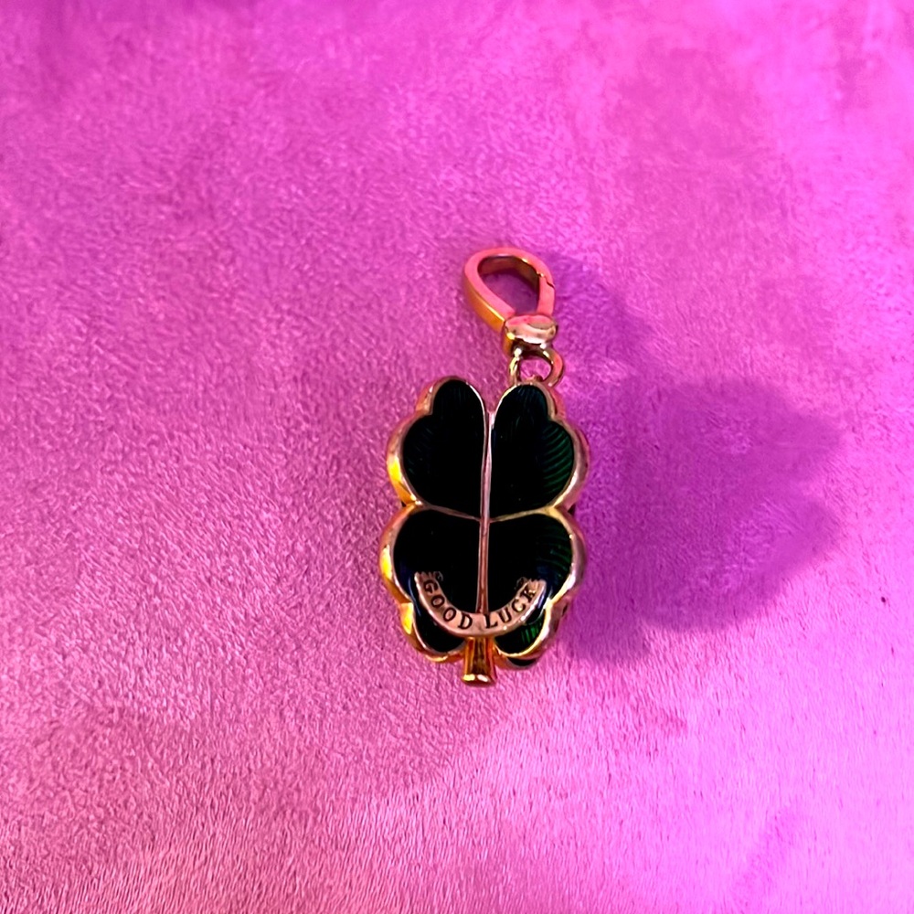 Juicy Couture 4 leaf clover Charm